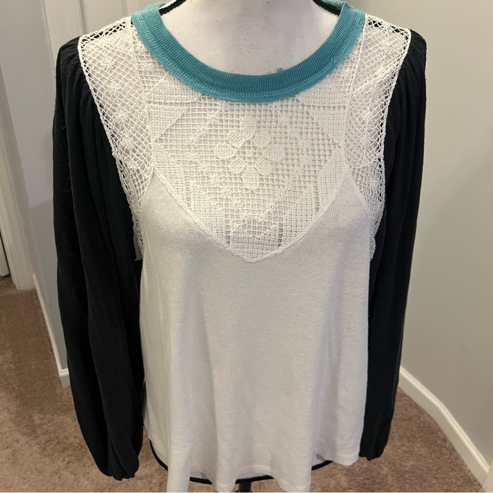 Free people top : balloon sleeves nwot size xs